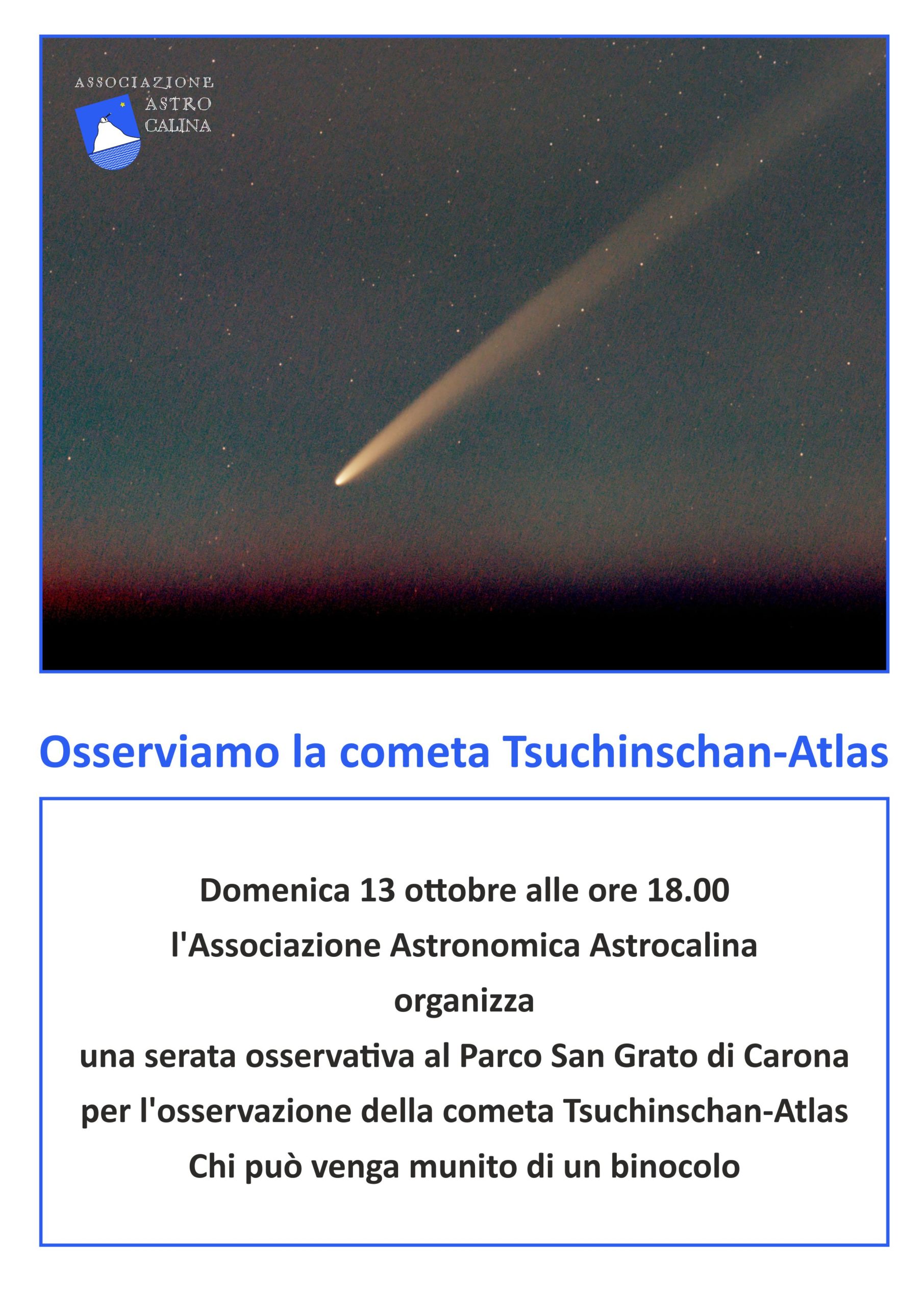 Scopri di più sull'articolo Cometa C/2023 A3 (Tsuchinshan-ATLAS)